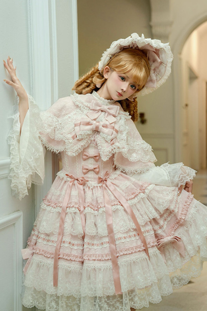 Nice Heartbeat Lolita Dress + Cape + Hat