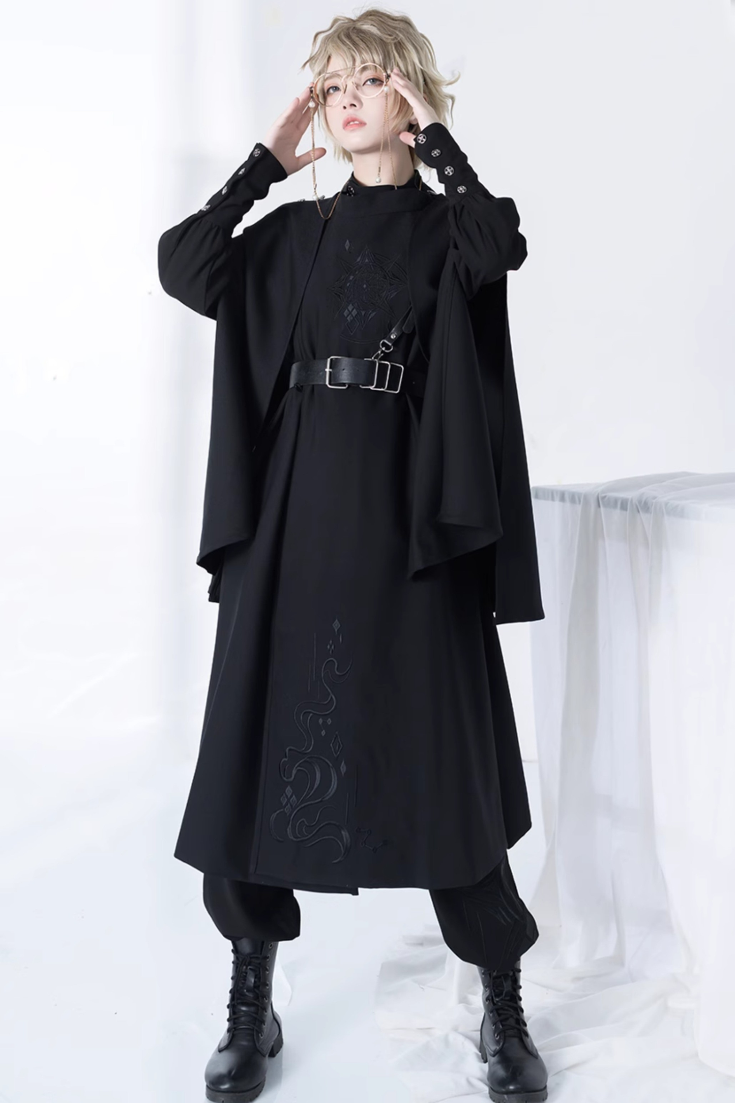 レトロ皇子ハンサムロングショール