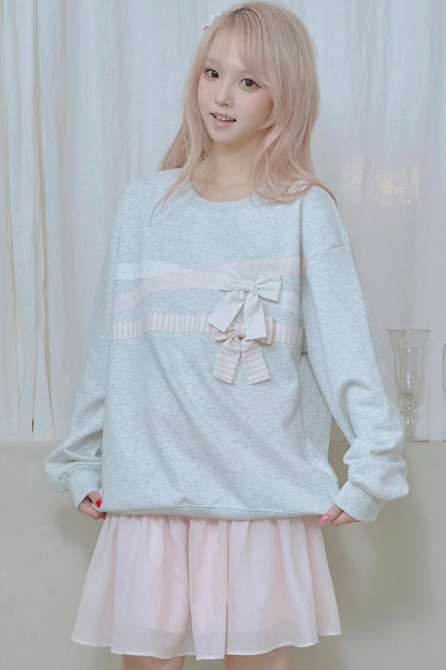 リボンプルオーバースウェット