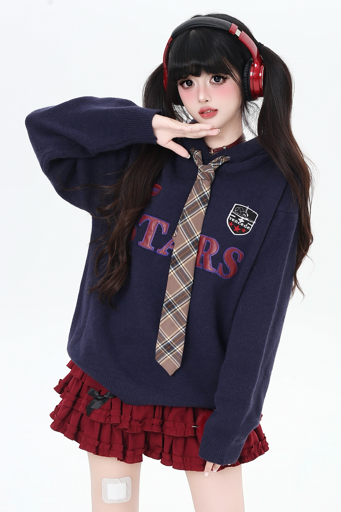 アメリカンスクールフードパーカー