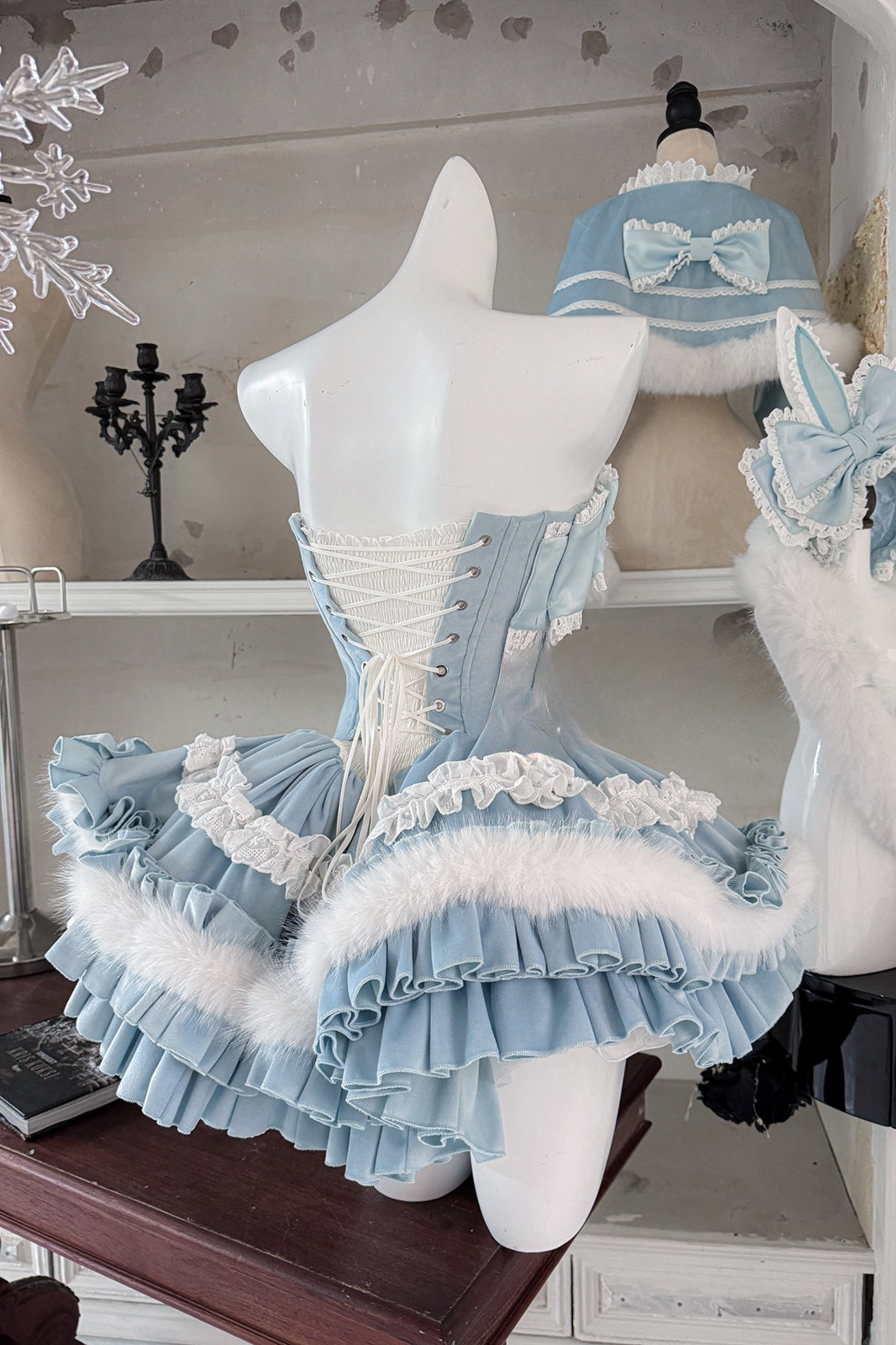 Swan Haute Couture Lolita Dress Set