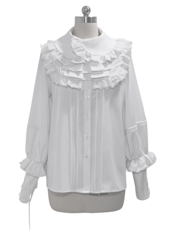 Rabbit Theatre Block Check Lolita Shirt Pants Waistband All Setup [Reserved Item].