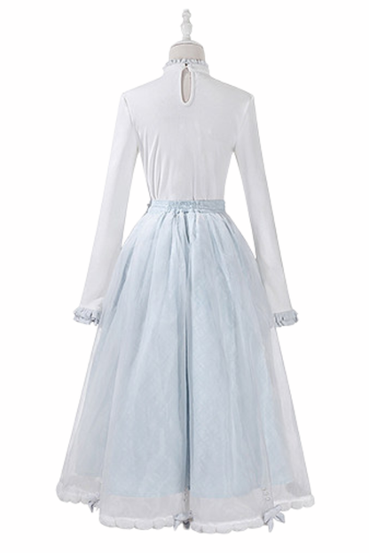 Clear Sky Lolita Mantel + Oberteile + Rock