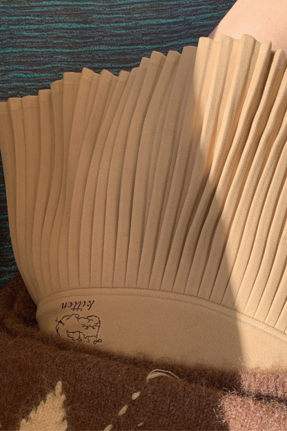 レトロガーリープリーツスカート