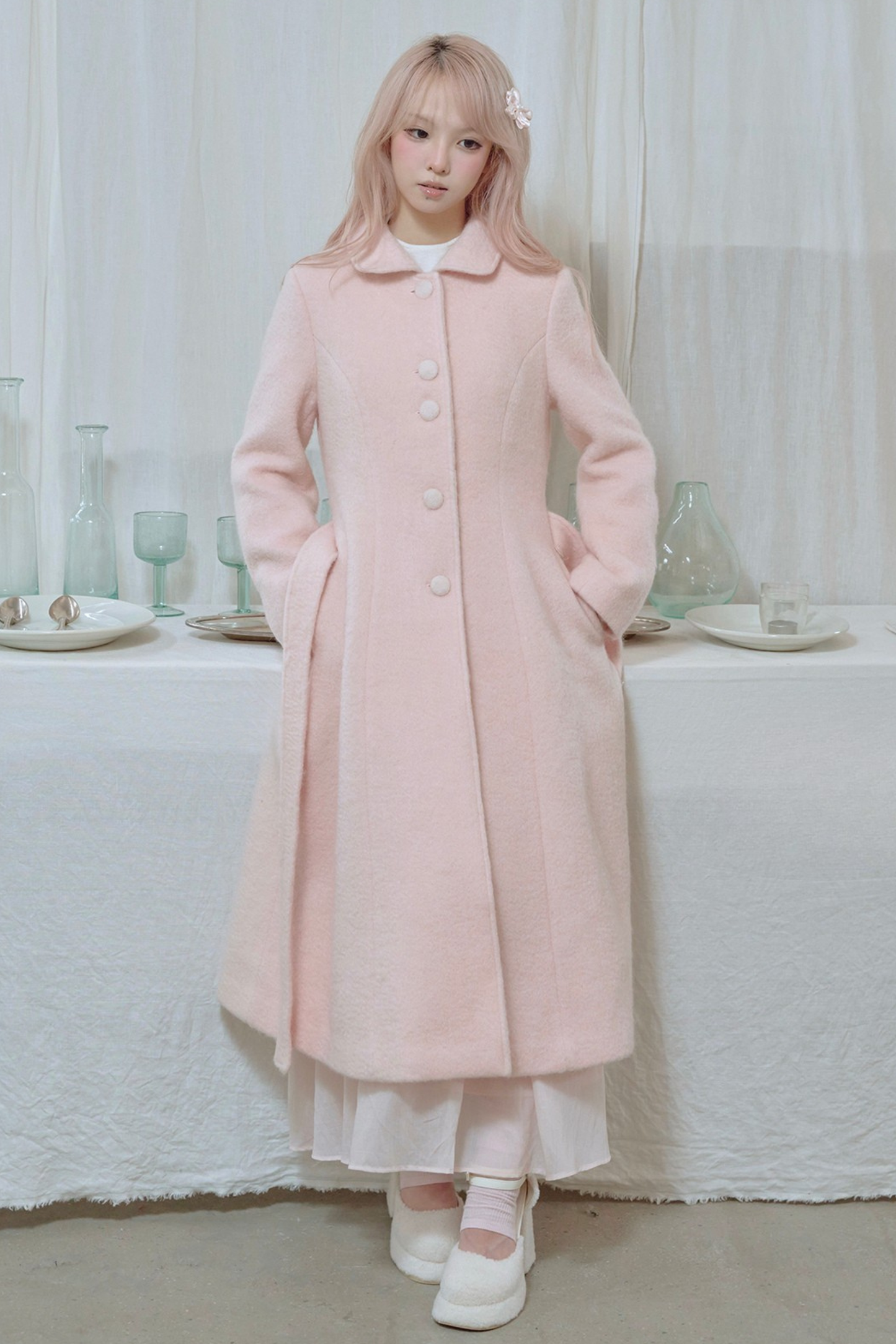 スイートレースケープロングコート