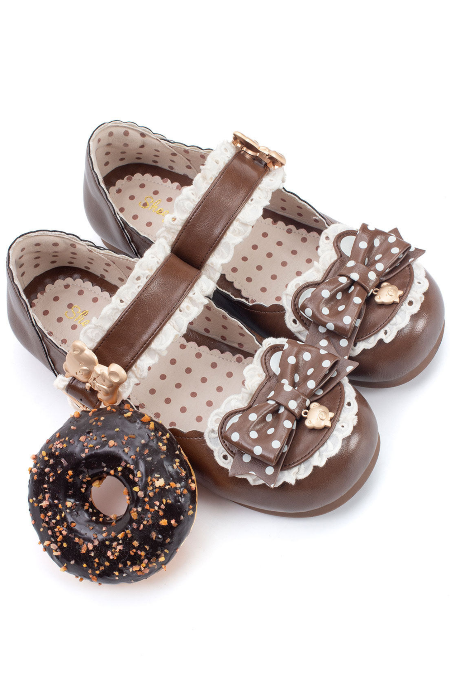 Bare Polka Dot Lolita Shoes