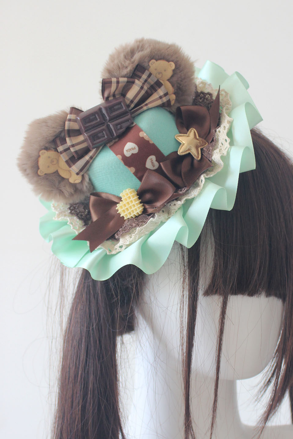 ベアイヤロリーターハット