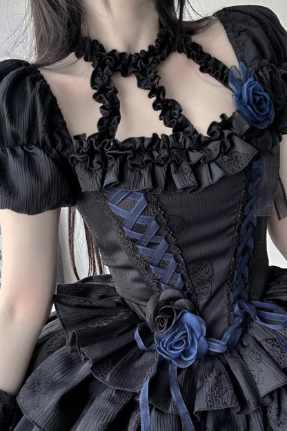 [Pre-order product] Generation Lace-up Chic Dress