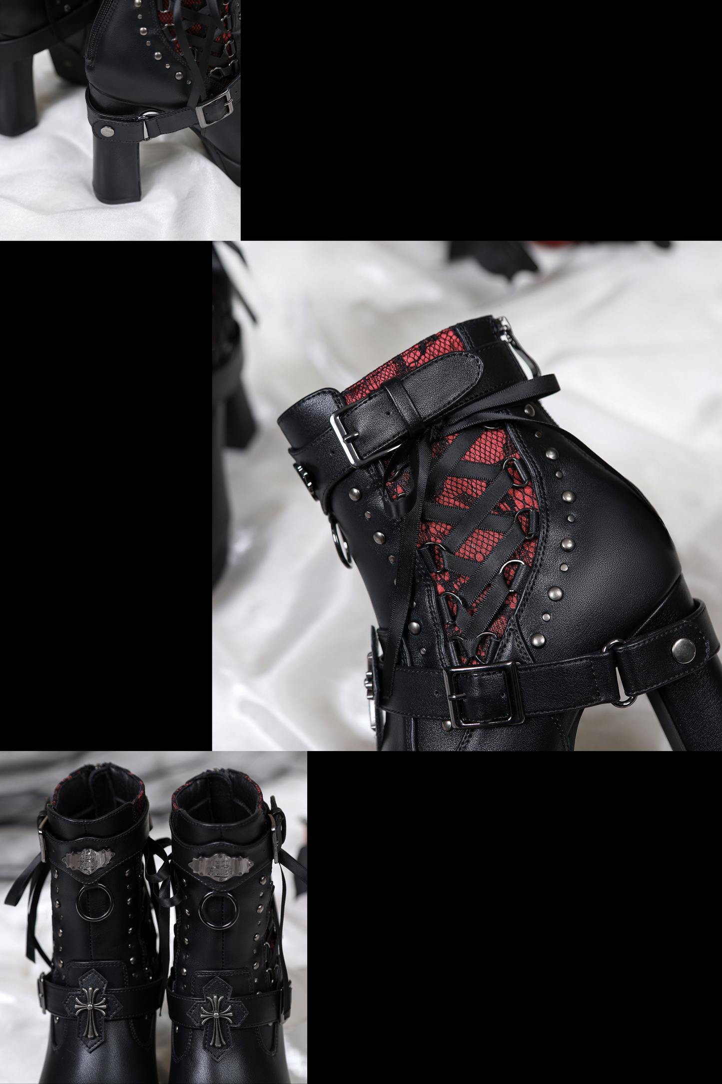 【12月8日予約締切】LACYBONESダークゴシックパンクブーツ