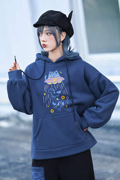 Retro Star Hooded Sweatshirt