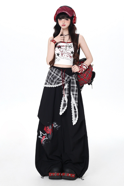 Dark Street Wide Leg Pants