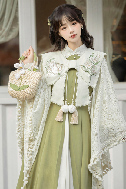 レトロチャイナドレス+ショール