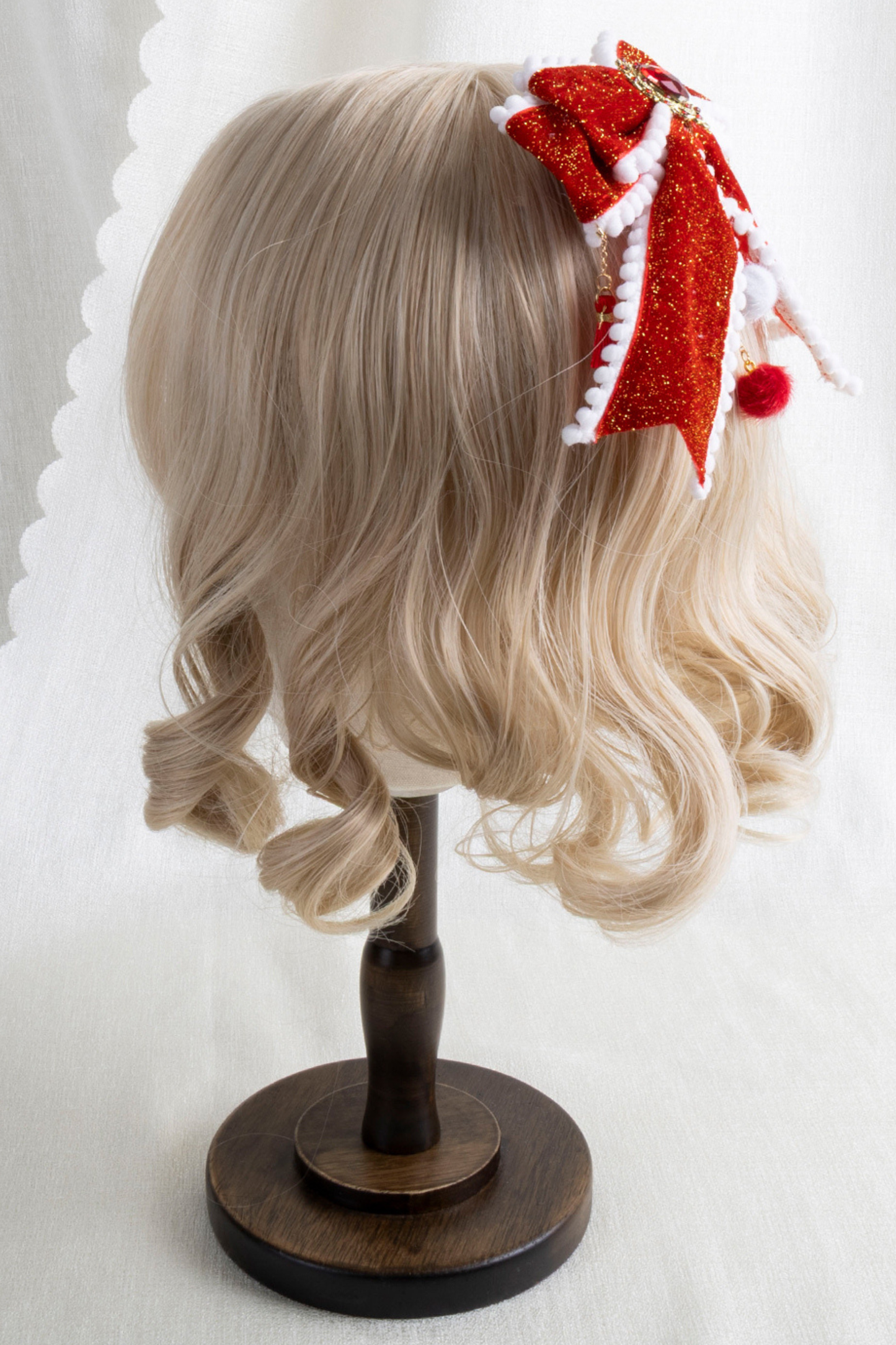 レッドベルベットロリータヘアクリップ