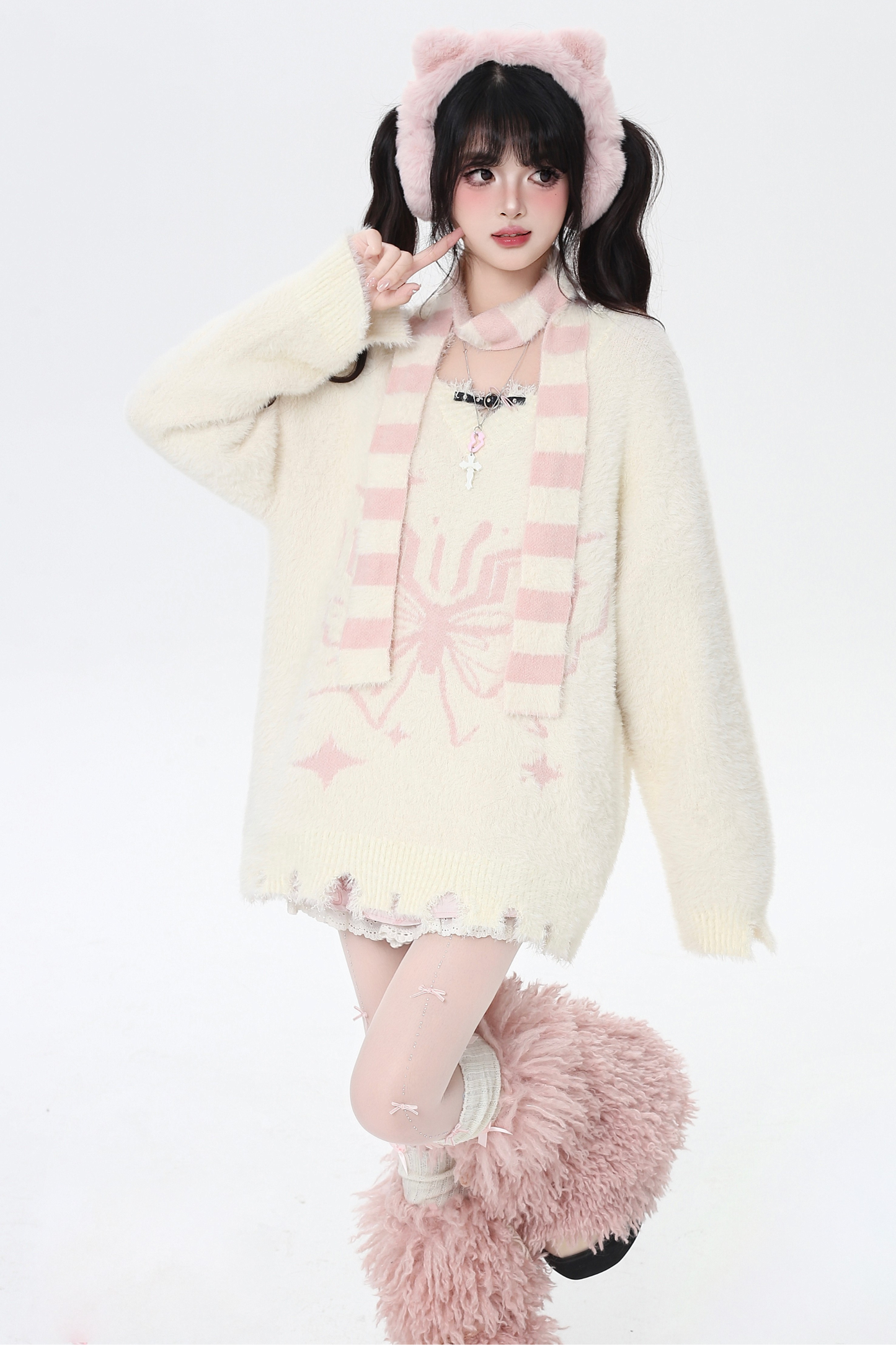 Dark Design Loose Knit