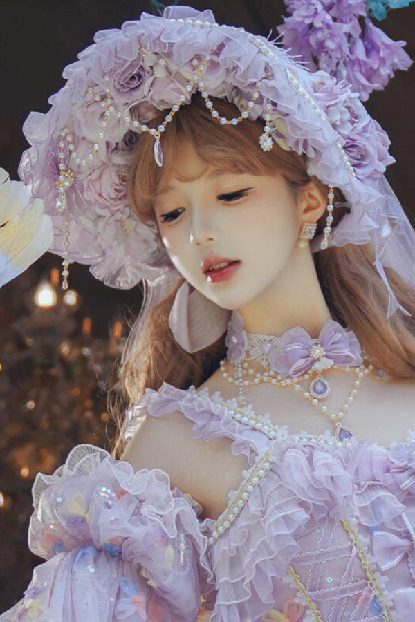 プリンセスセプターロリータアクセサリーハット+ネックレス+グローブ+セプター