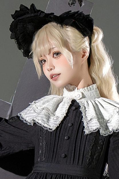 ダークゴシックフェイクカラー+ボンネット