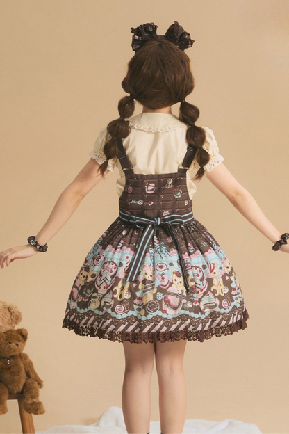 Dream Chocolate Bear Lolita Dress