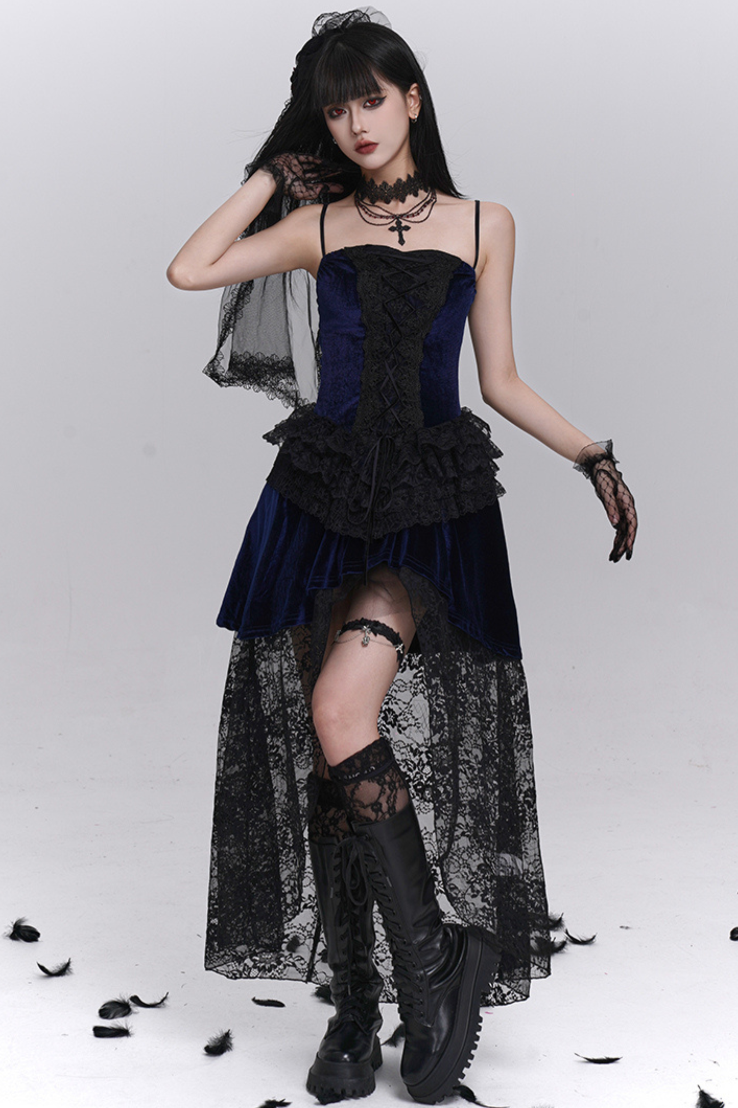 ゴーストガールキャミソールドレス＋ジャケット