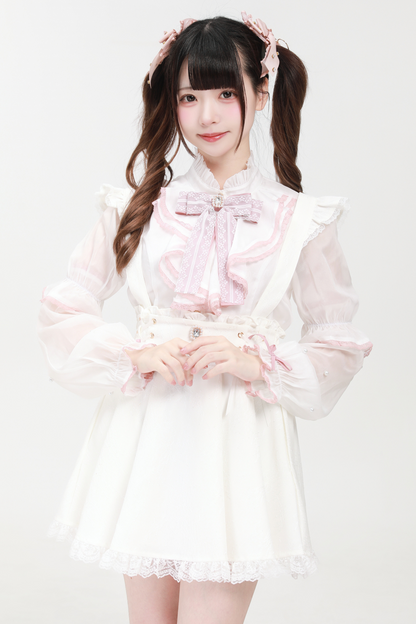 Mass Production Mine Beaded Sleeve Shirt