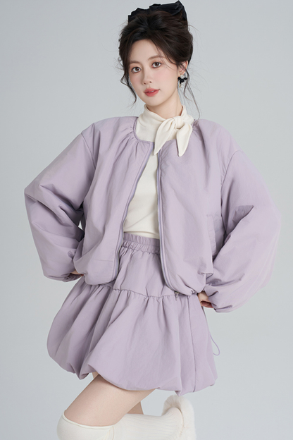 マカロンジップアウター+スカート