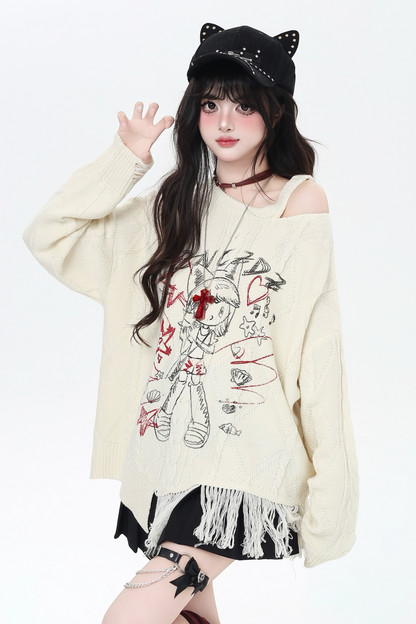 Loose Pullover Sweater