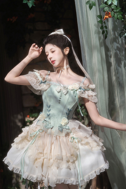 Light Green Fairy Ballet Style Lolita Dress