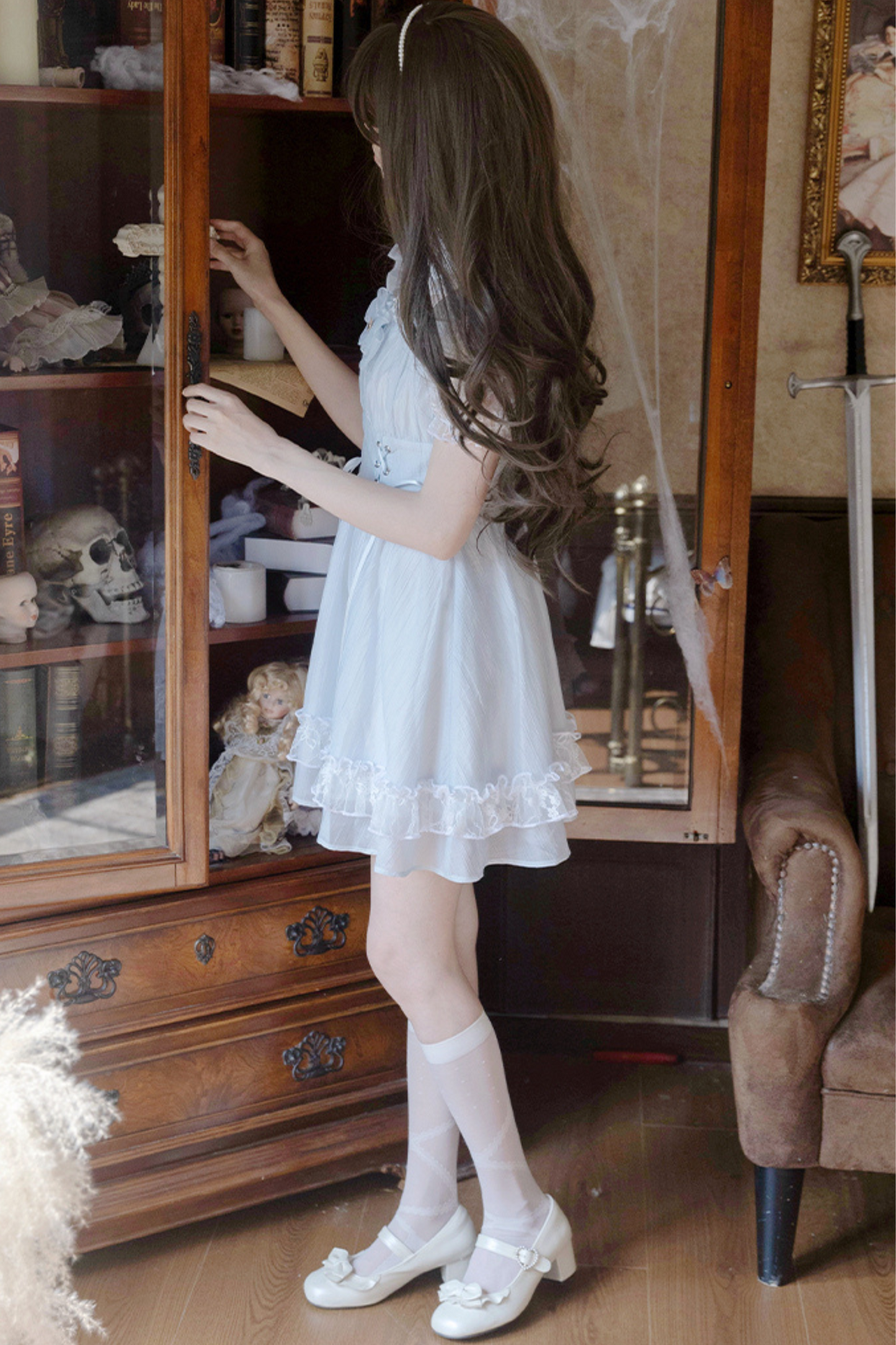 Ice Blue Girly Dress