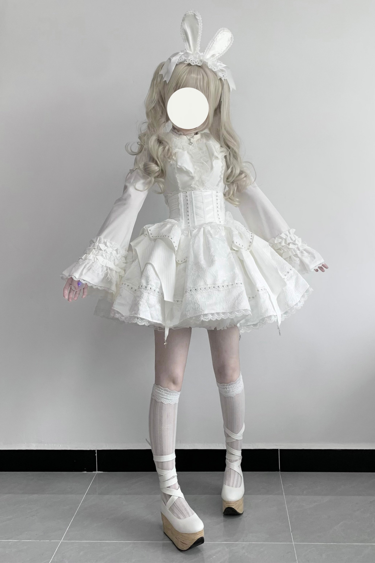 ミストホワイトゴシックロリータセット