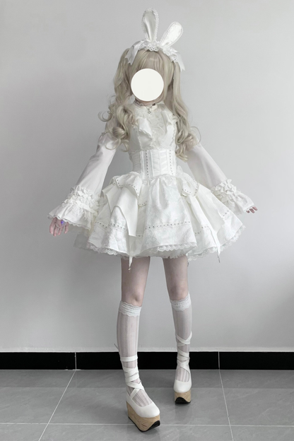 ミストホワイトゴシックロリータセット