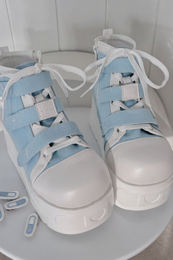 【予約商品】サブカルラウンドトゥキャンバスシューズ