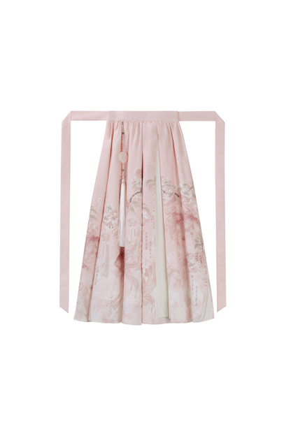 スイートフラワーショール+ブラウス+スカート