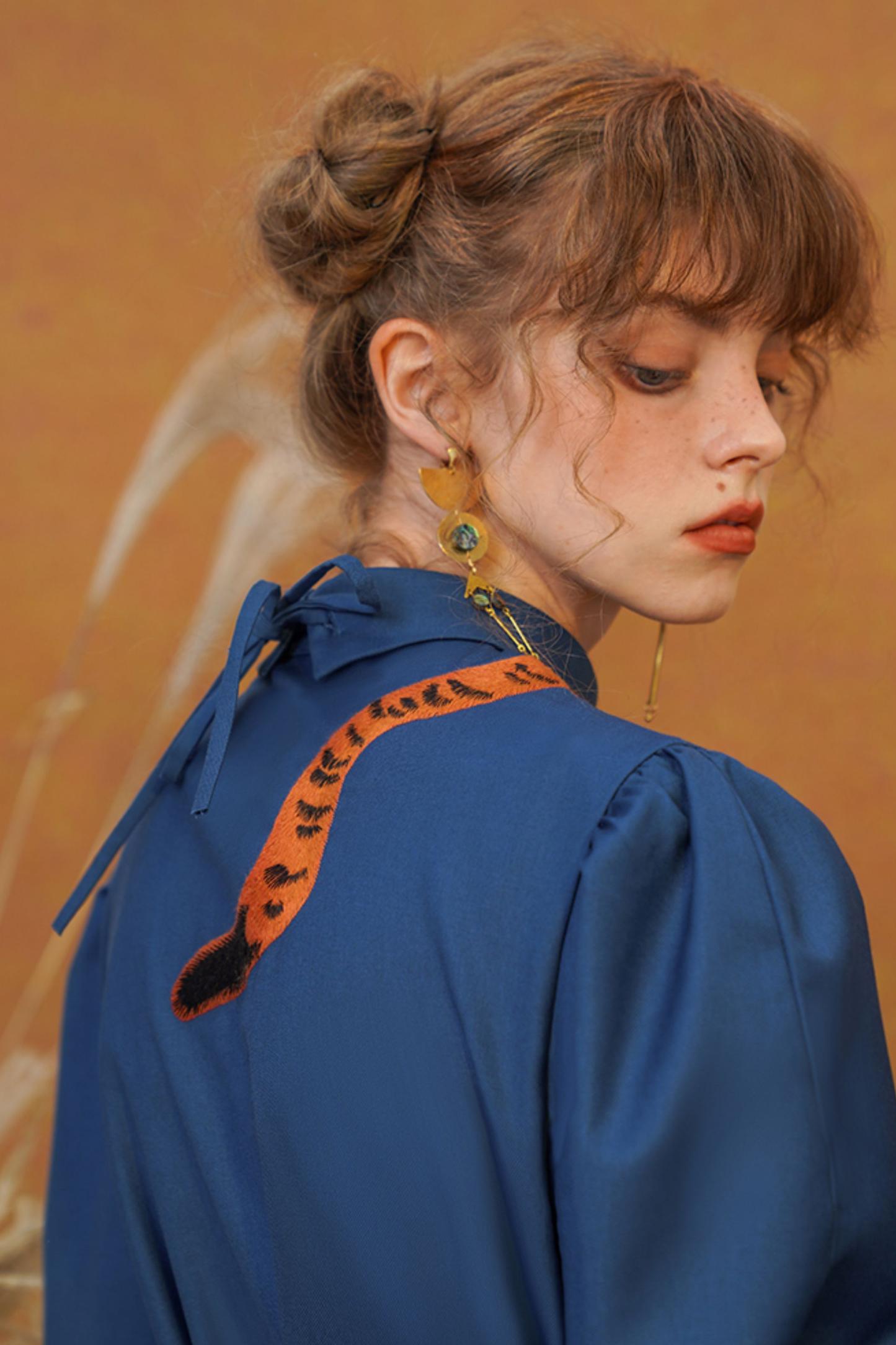 フレンチヴィンテージタイガーワンピース