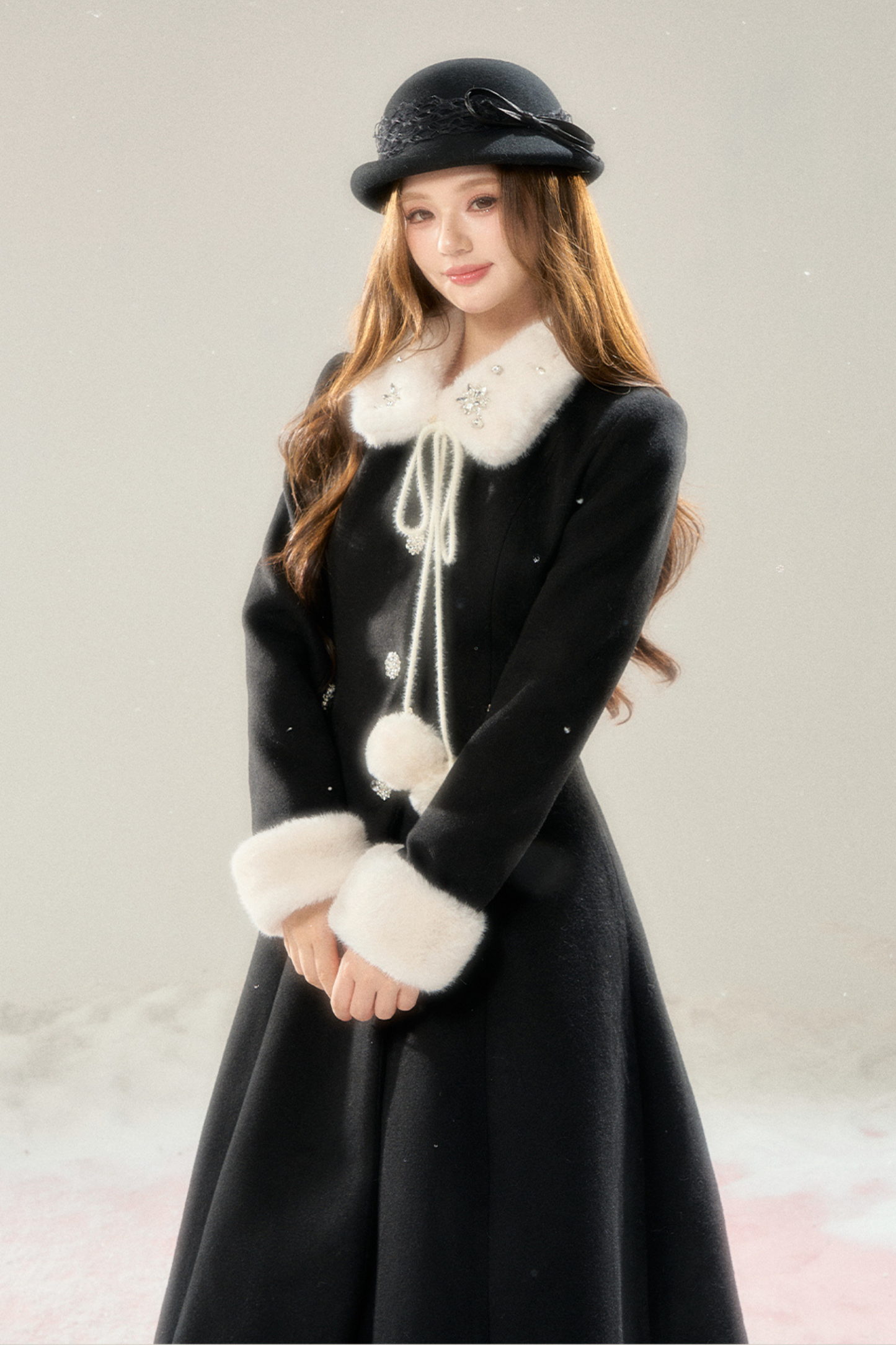 French Chic Hepburn Long Coat