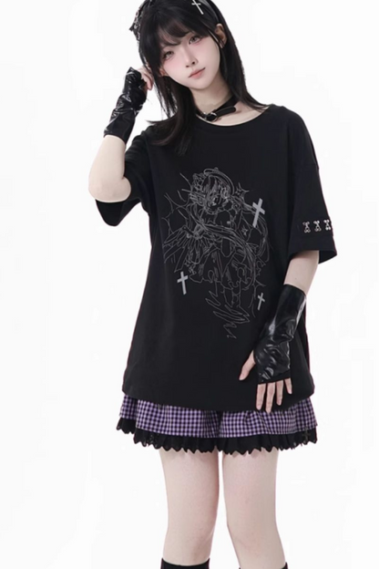 リラックスモードナイトスカイTシャツ