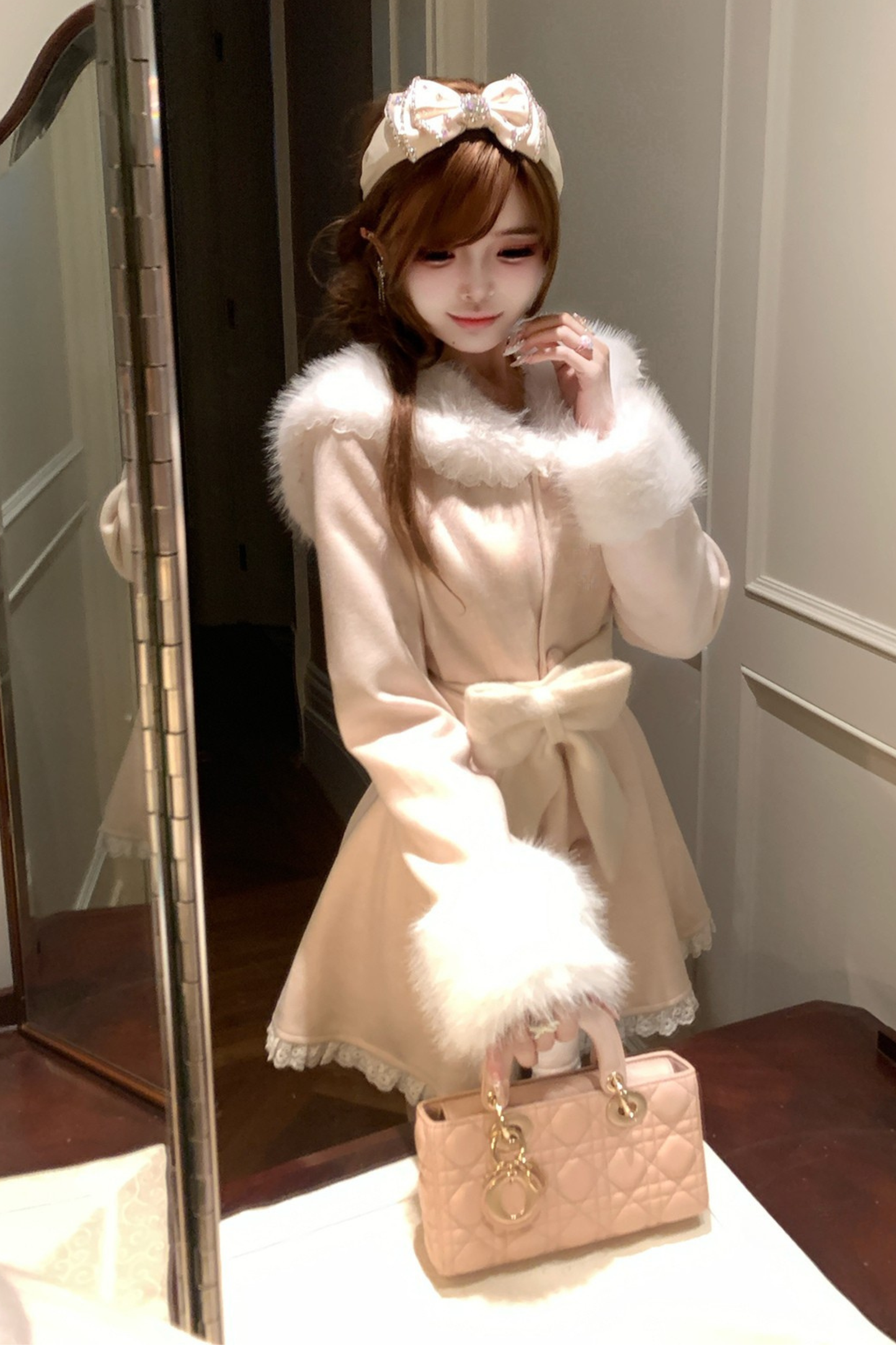 ピーチリボンウエストコート