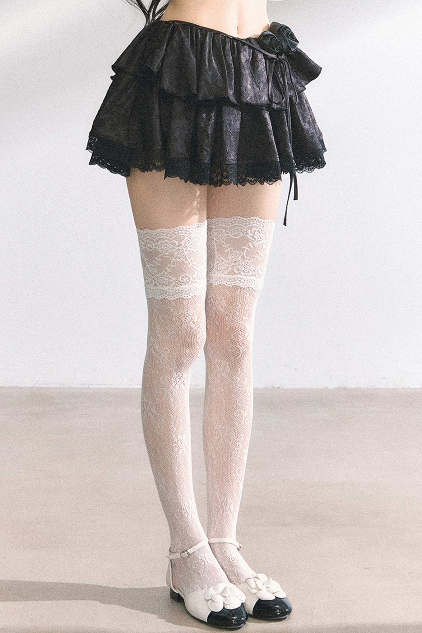 French Lace Tiered Cake Skirt