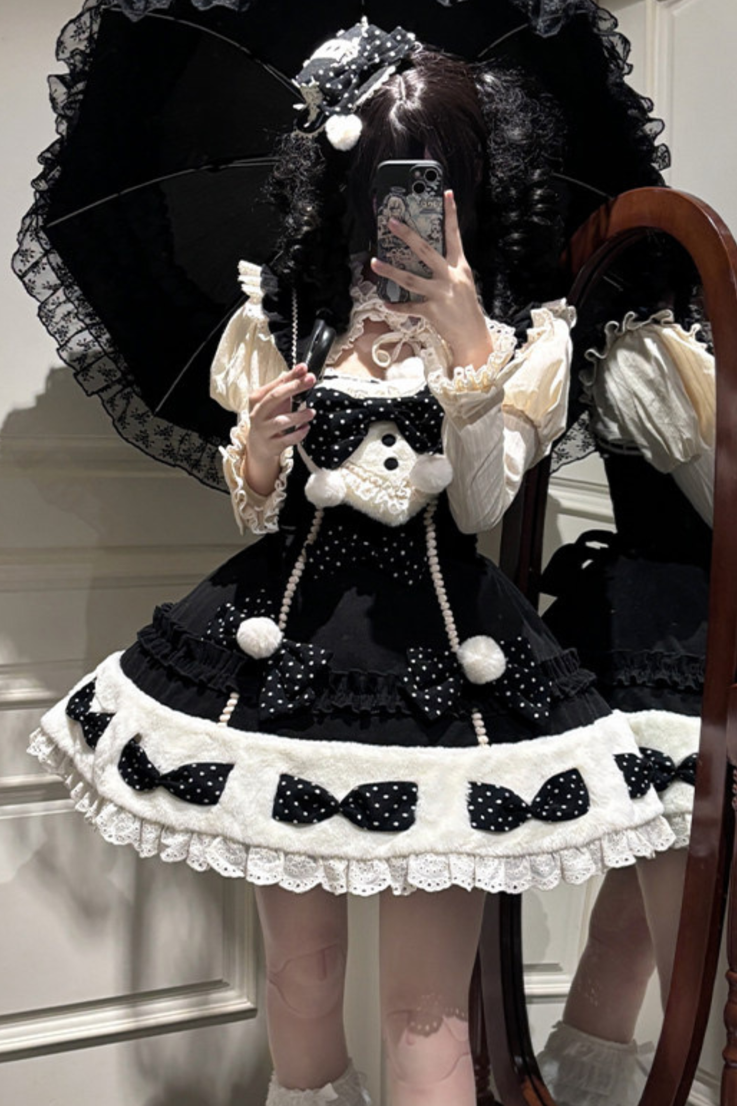 Snow Velvet Lolita Dress