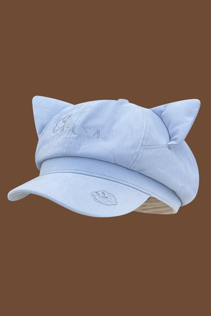 Cartoon Cat Ear Beret