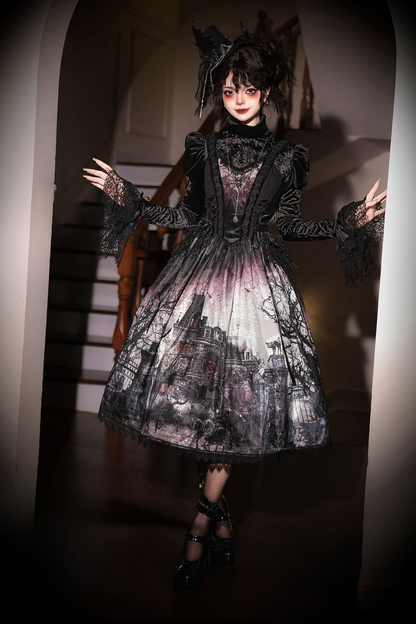 Velvet Patchwork Camisole Dress