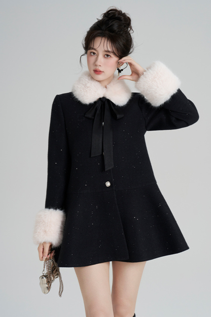 フレンチウールンファーコラルコート