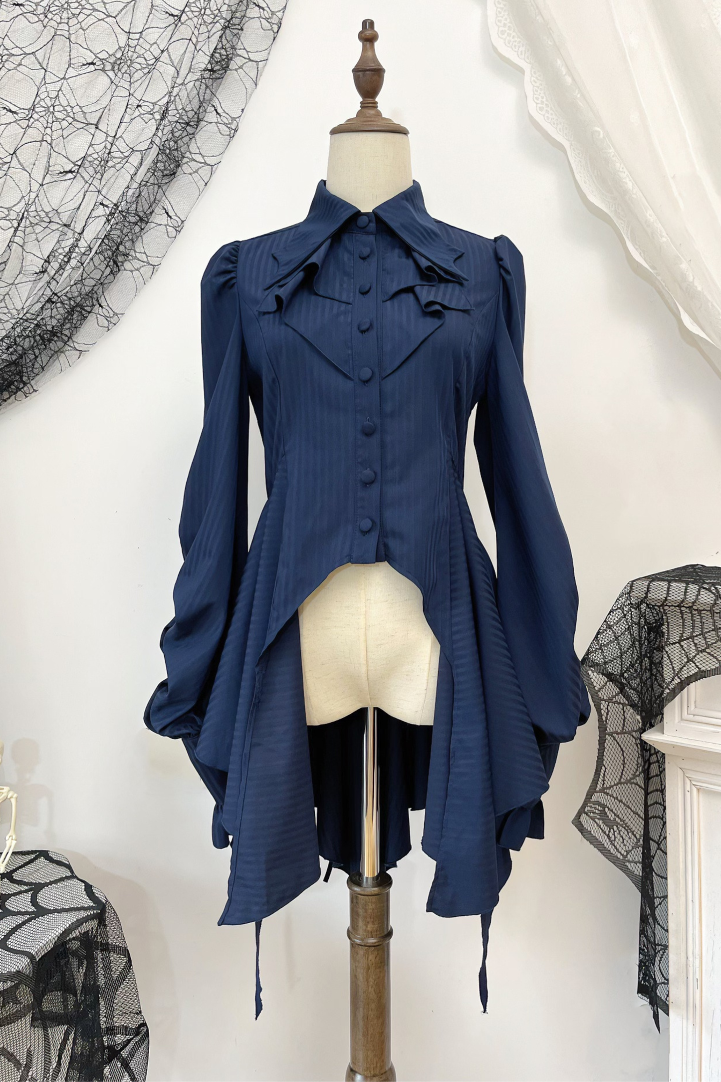 プリンスロリータブラウス+フリルネクタイ