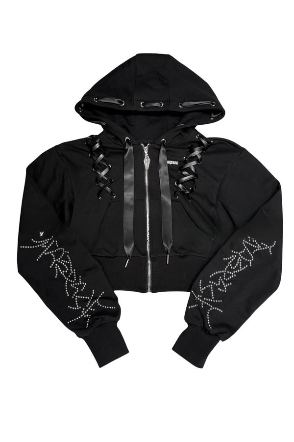 Dark Hooded Jacket + Skirt