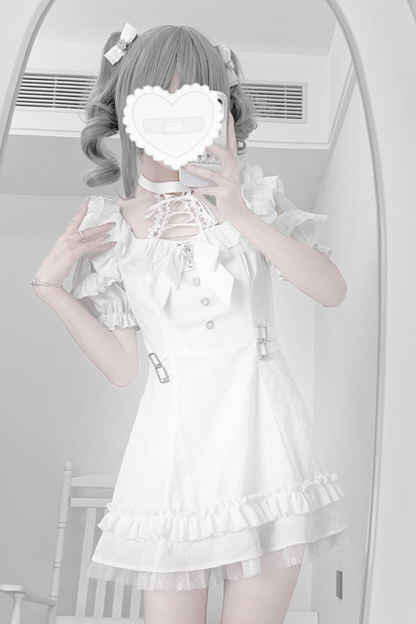 Source Monochrome Black Subculture Dress