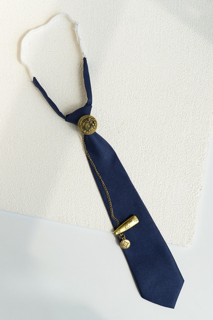 Bare Button Mode Necktie