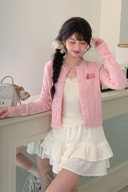 スイートガーリーニットカーディガン