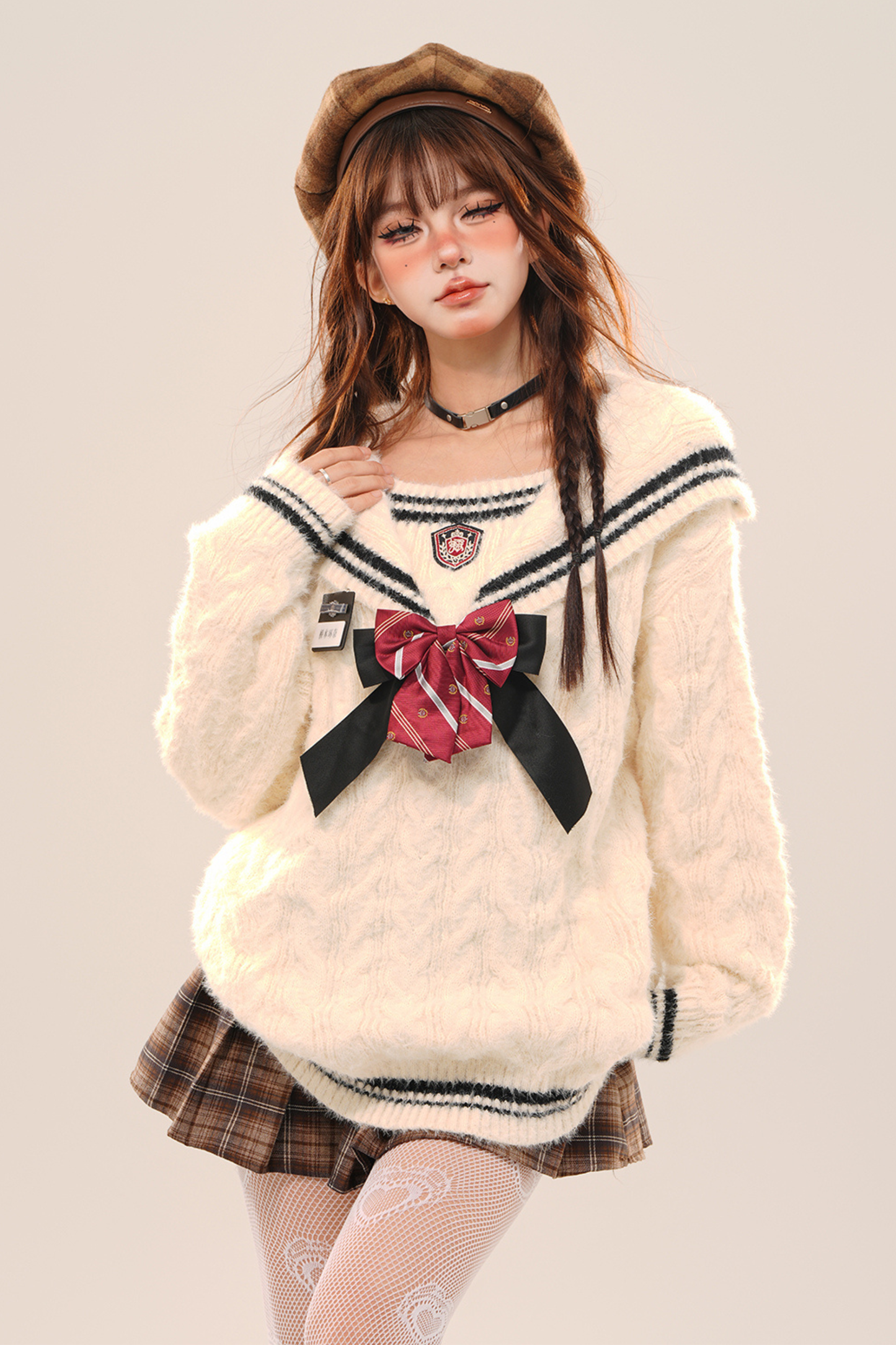 スクールセーラーニット