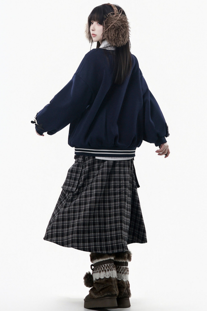 クリスマスフードコート+シャツ+スウェット+ロングスカート+パンツ