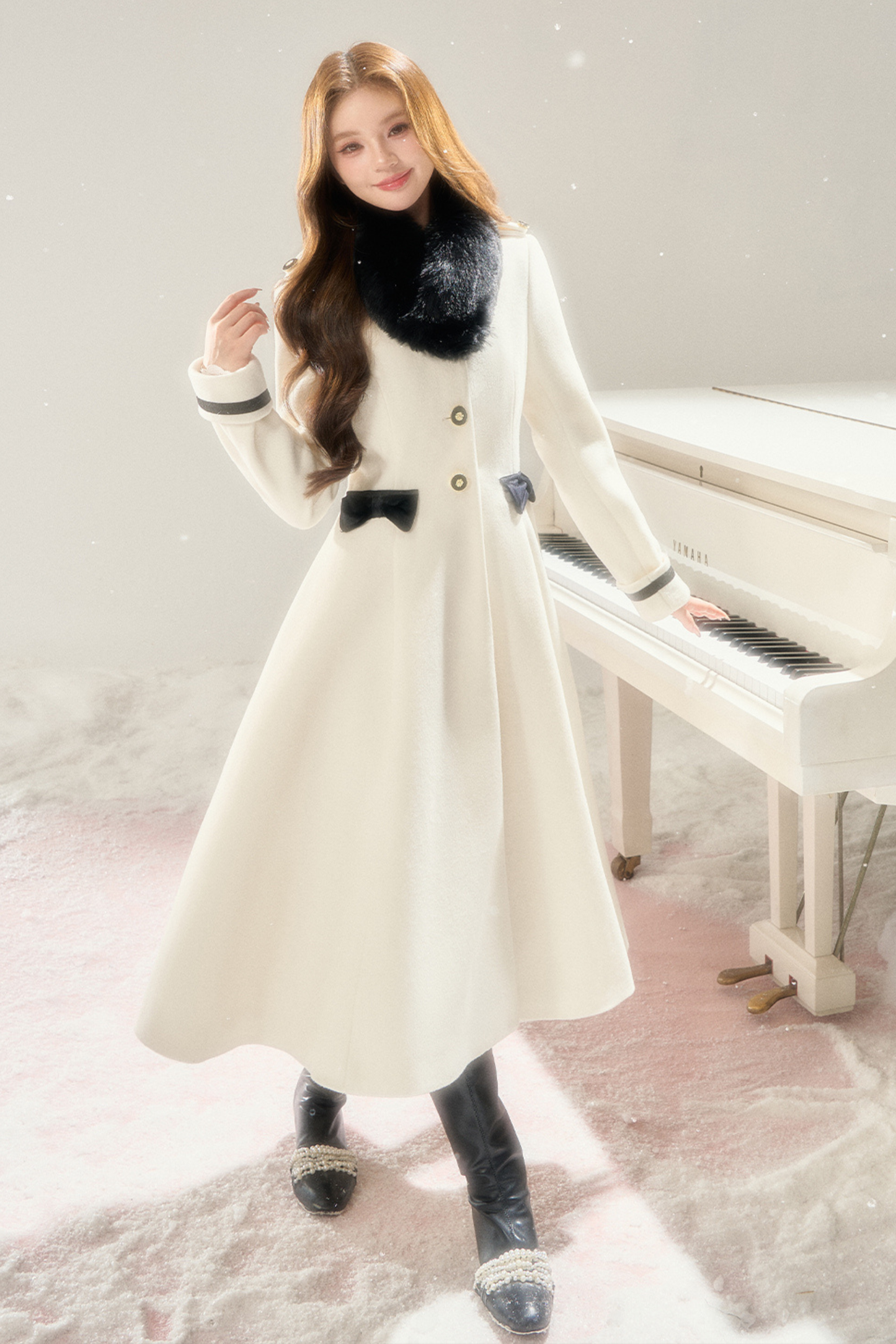 Old French Hepburn Wool Coat