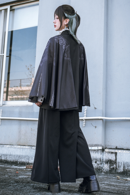 eccentric shawl jacket