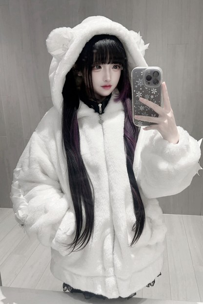 べアイヤーレースアップファーコート